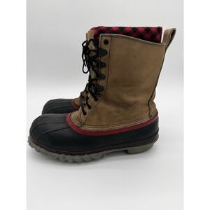 Vtg Red Wing Duck Boots And New Inserts ANSI Approved Mens Size 11 USA Steel Toe